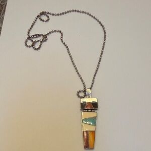 Multicolor Pendant Necklace